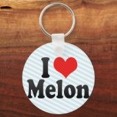 I Liebe Melon Schlüsselanhänger (Vorderseite)