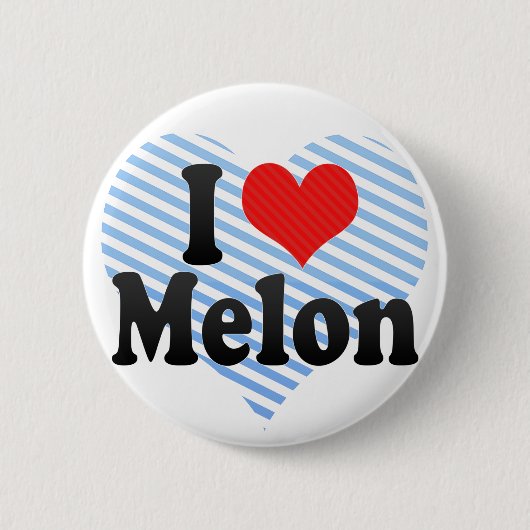 I Liebe-Melone Button (Vorderseite)