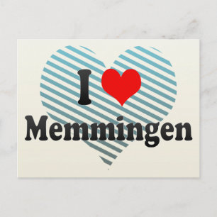 I Liebe Memmingen, Deutschland Postkarte