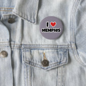 I Liebe Memphis Button (Beispiel)