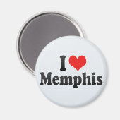 I Liebe Memphis Magnet (Vorderseite/Rückseite)