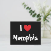 I Liebe Memphis Postkarte (Stehend Vorderseite)