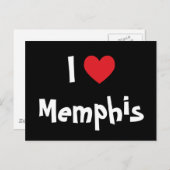 I Liebe Memphis Postkarte (Vorne/Hinten)