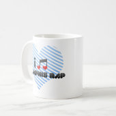 I Liebe-Memphis-Rap Kaffeetasse (Vorderseite Links)