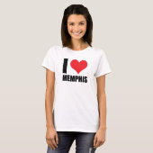 I Liebe Memphis T-Shirt (Vorne ganz)