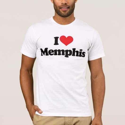 I Liebe Memphis T-Shirt (Vorderseite)