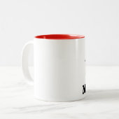 I Liebe Memphis Zweifarbige Tasse (Vorderseite Links)