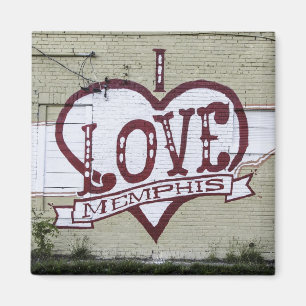 I Liebe-Memphisgraffiti-Magnet Magnet