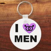 I Liebe Men Schlüsselanhänger (Vorderseite)