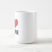 I Liebe Menifee Kaffeetasse (Mittel)