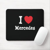 I Liebe Mercedes T - Shirt Mousepad (Mit Mouse)