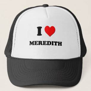 I Liebe Meredith Truckerkappe