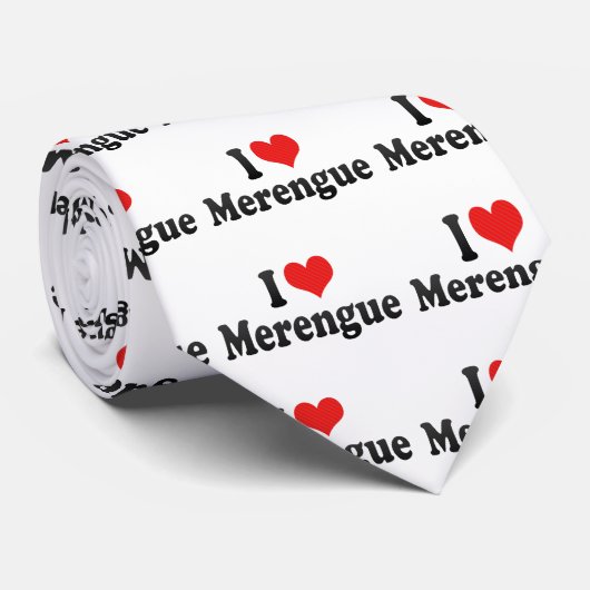 I Liebe Merengue Krawatte (Gerollt)