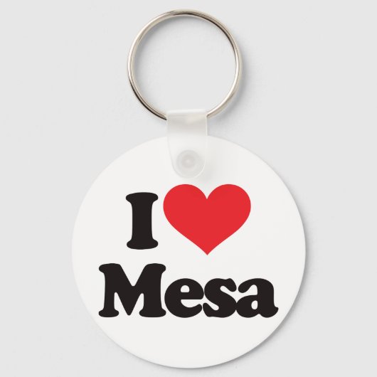 I Liebe Mesa Schlüsselanhänger (Vorderseite)