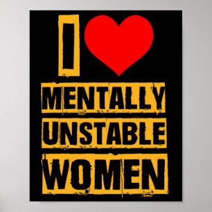 I Liebe Metabolische Instabile Frauen Valentine Ro Poster