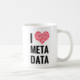 I Liebe-Metadaten-Tasse Kaffeetasse