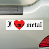 I Liebe-MetallAutoaufkleber Autoaufkleber (Auf Auto)
