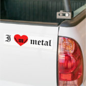 I Liebe-MetallAutoaufkleber Autoaufkleber (Auf Lkw)