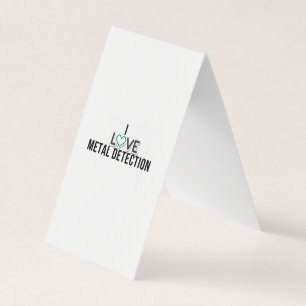 I Liebe Metalldetektion Visitenkarten