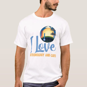 I Liebe Meteorologe T-Shirt