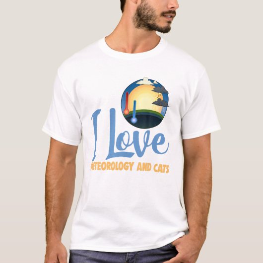 I Liebe Meteorologe T-Shirt (Vorderseite)