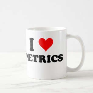 I Liebe-Metrik Kaffeetasse