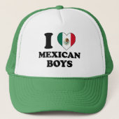 I Liebe Mexican Boys Truckerkappe (Vorderseite)