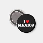 I LIEBE MEXICO MAGNET (Vorderseite/Rückseite)