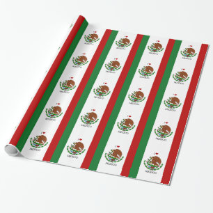 i Liebe mexico - mexikanische Flagge Geschenkpapier