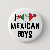 I Liebe-Mexikaner-Jungen Button (Vorderseite)