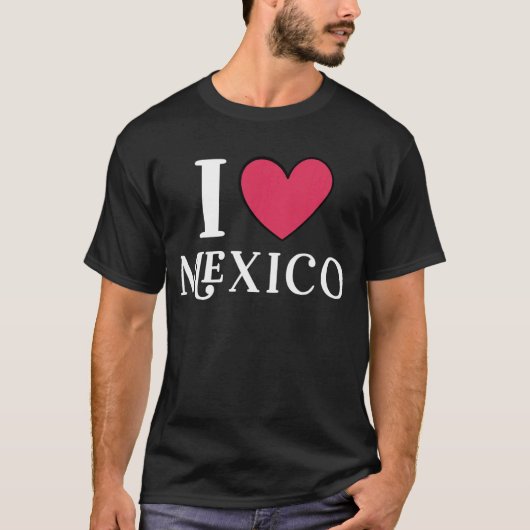 I. Liebe Mexiko 18 T-Shirt (Vorderseite)
