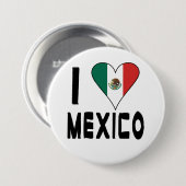 I Liebe Mexiko Button (Vorne & Hinten)
