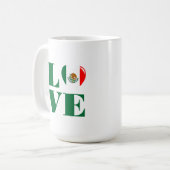I Liebe Mexiko Kaffeetasse (Vorderseite Links)