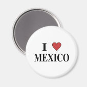 I Liebe Mexiko Magnet (Vorderseite/Rückseite)
