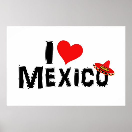 I Liebe Mexiko Poster (Vorne)
