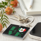 I Liebe Mexiko Schlüsselanhänger (Vorderseite rechts)