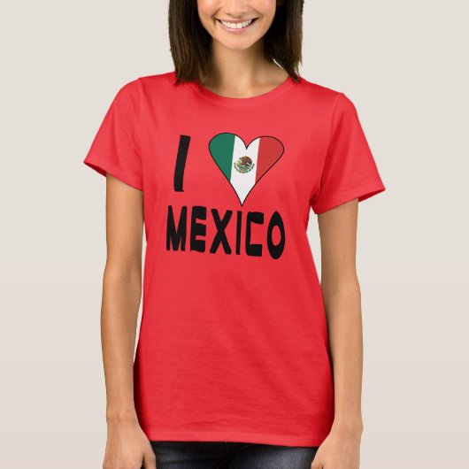 I Liebe Mexiko T-Shirt (Vorderseite)