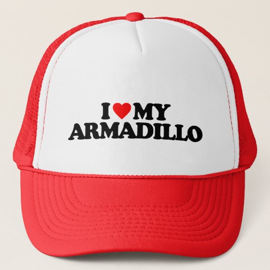 I LIEBE MEY ARMADILLO TRUCKERKAPPE (Vorderseite)
