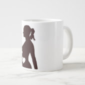 I LIEBE MEY BABY Jumbo-Tasse (Vorderseite Rechts)