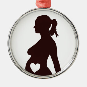 I LIEBE MEY BABY ORNAMENT AUS METALL