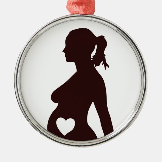 I LIEBE MEY BABY ORNAMENT AUS METALL (Vorne)