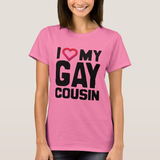 I LIEBE MEY GAY COUSIN - T-Shirt (Vorderseite)