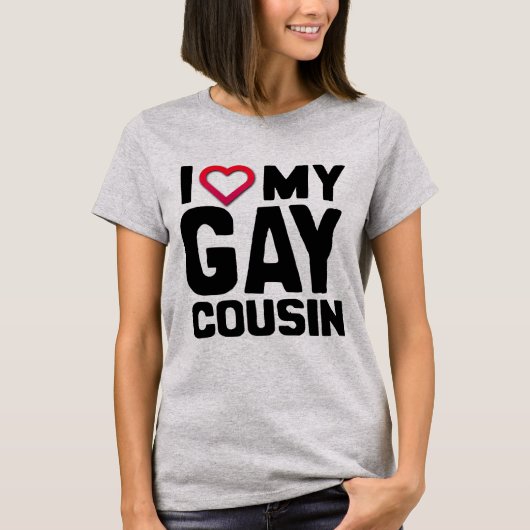 I LIEBE MEY GAY COUSIN - T-Shirt (Vorderseite)