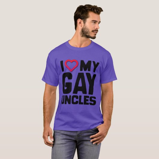I LIEBE MEY GAY UNCLES T-Shirt (Vorne ganz)