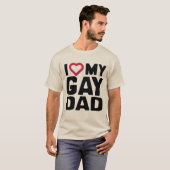 I LIEBE MEY GAY VATER - T-Shirt (Vorne ganz)