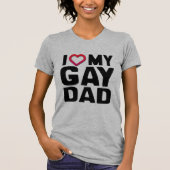 I LIEBE MEY GAY VATER - T-Shirt (Vorderseite)