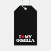 I LIEBE MEY GORILLA GESCHENKANHÄNGER (Vorderseite)