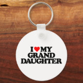 I LIEBE MEY GRANDDAUGHTER SCHLÜSSELANHÄNGER (Vorderseite)