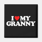 I LIEBE MEY GRANNY MAGNET (Vorne)