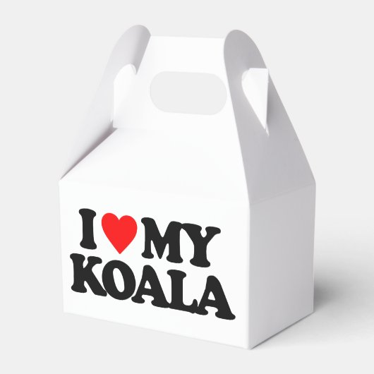 I LIEBE MEY KOALA GESCHENKSCHACHTEL (Vorderseite)